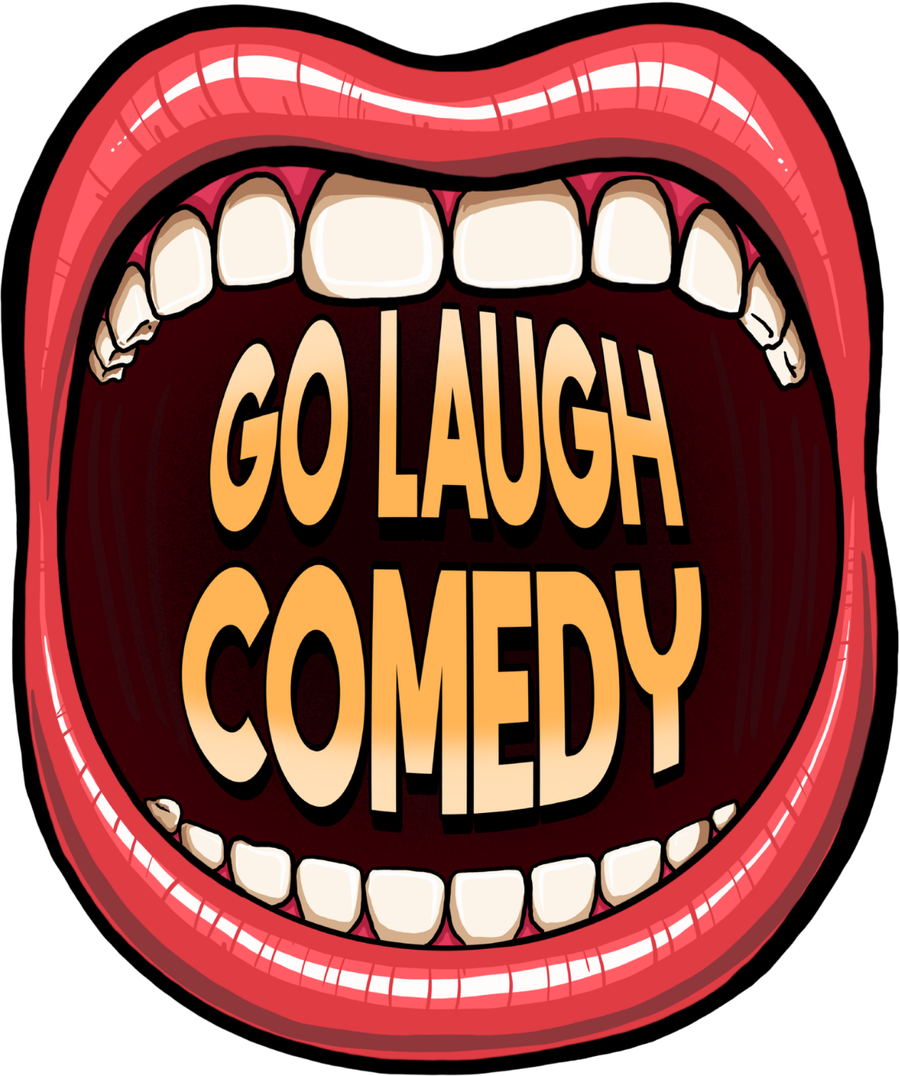 Go Laugh Comedy mouth artwork